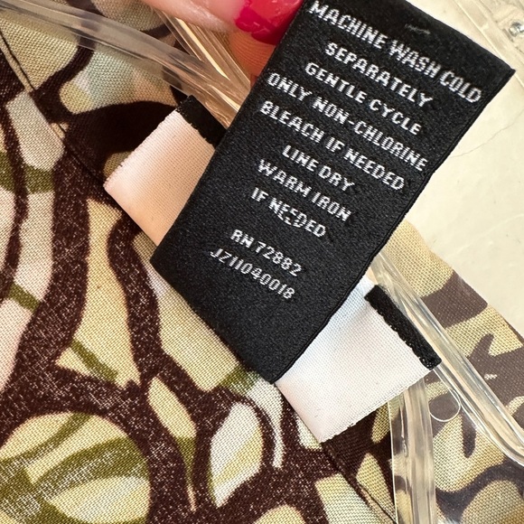 3/$20 💥 Studio 1940 Maxi Dress Front Button Down Collared Smocked Back Teacher - Picture 3 of 17